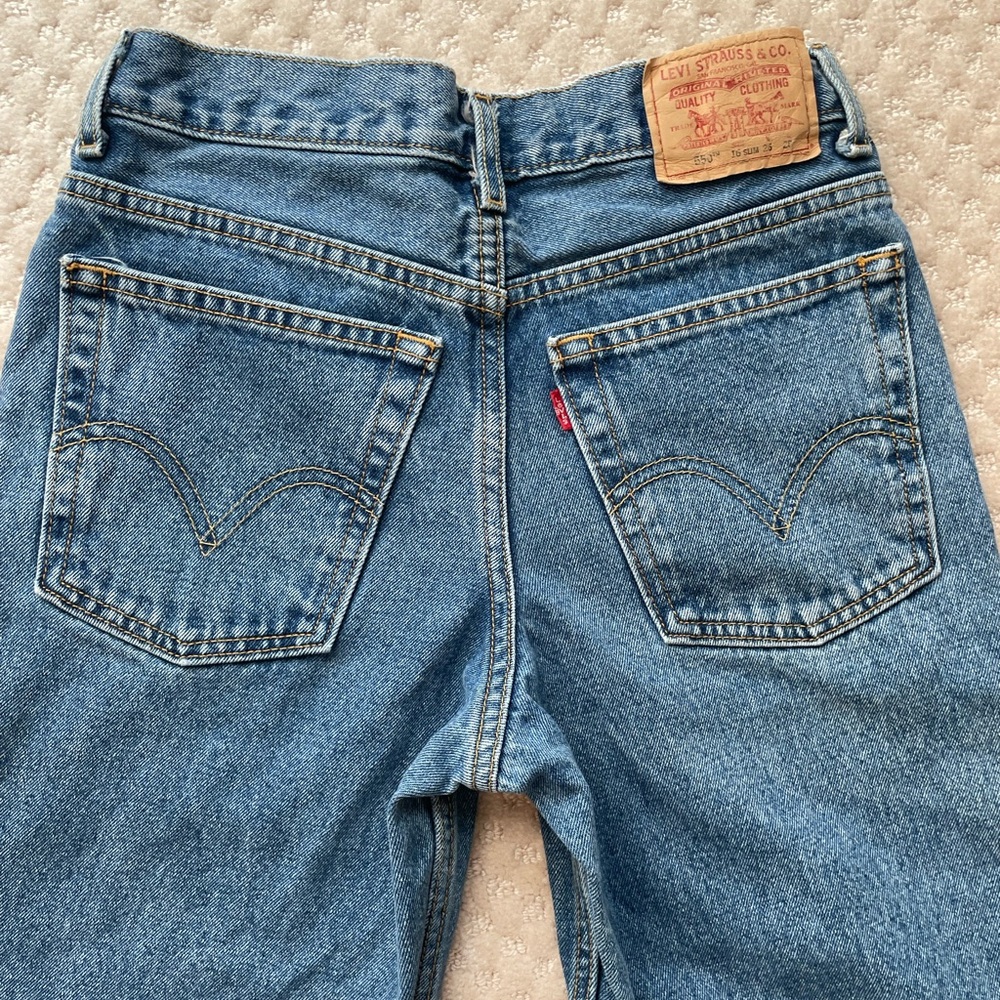 Levi’s Vintage 550 Relaxed Fit Denim Jeans 26x28 Medium Wash - Picture 6 of 11